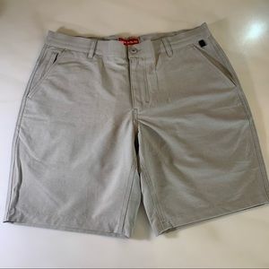 Men’s Beige Saint Bernard Anderson Performance Dress or Casual Lightweight Short